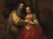 REMBRANDT Harmenszoon van Rijn The Femish Bride (mk33) Spain oil painting reproduction